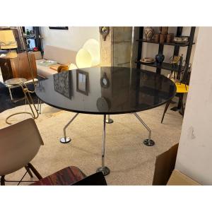 "nomos" Table By Norman Foster For Tecno, Custom-made From Zimbabwean Granite, Italy