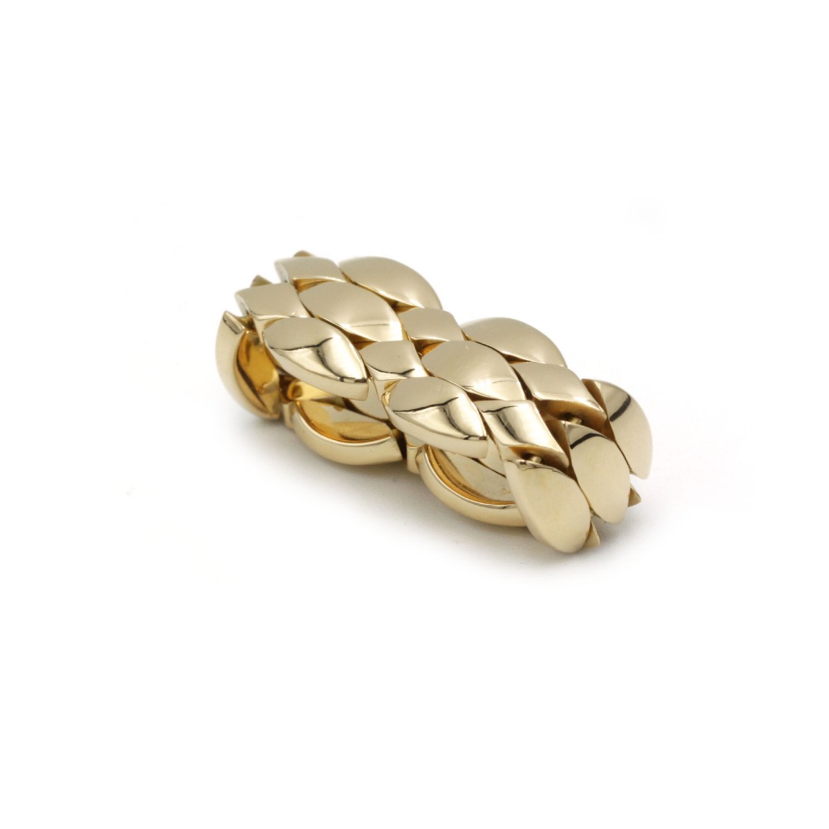 CARTIER - Bague signature “Bandeau” de Cartier en or jaune 18 K-photo-3