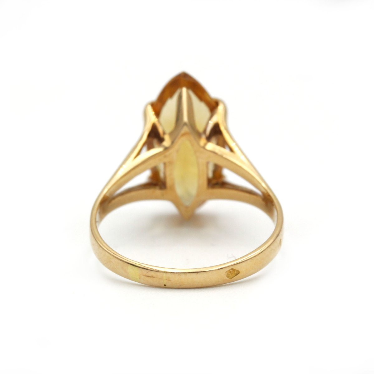 Bague - Or jaune et citrine-photo-7