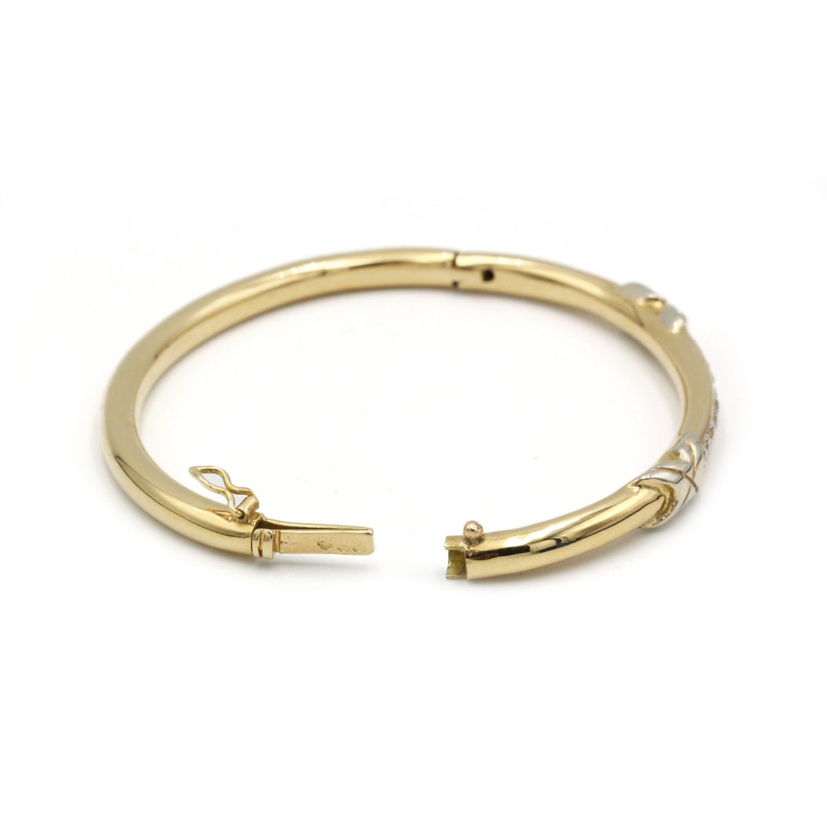 Bracelet - Or jaune 18K et diamants-photo-1