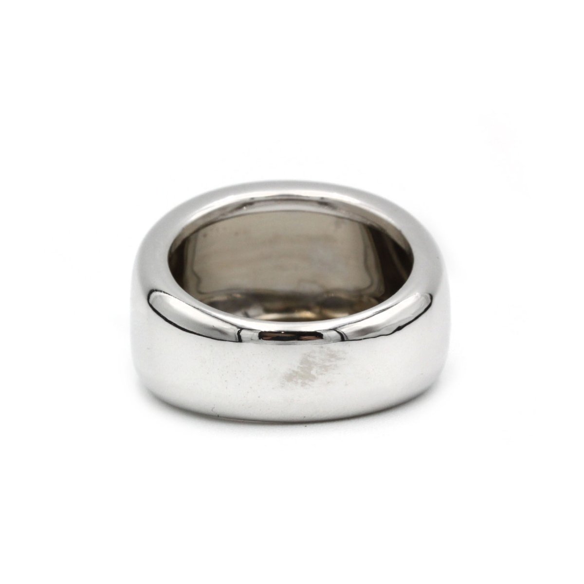 Bague « Jonc » Cartier en or blanc 750‰, taille 56-photo-3