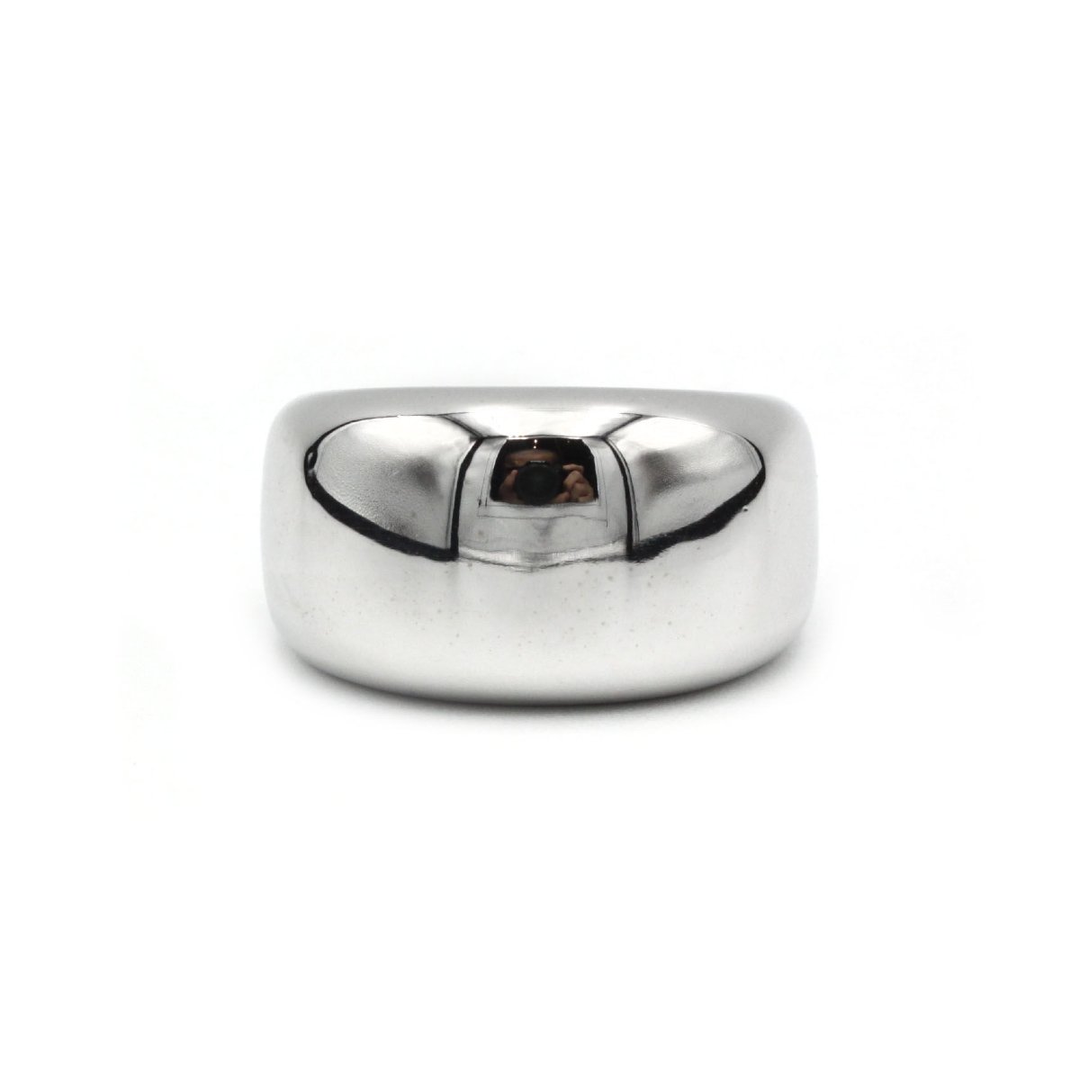 Bague « Jonc » Cartier en or blanc 750‰, taille 56-photo-4