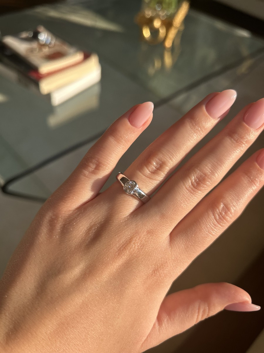 Ring - White Gold And Diamond-photo-2