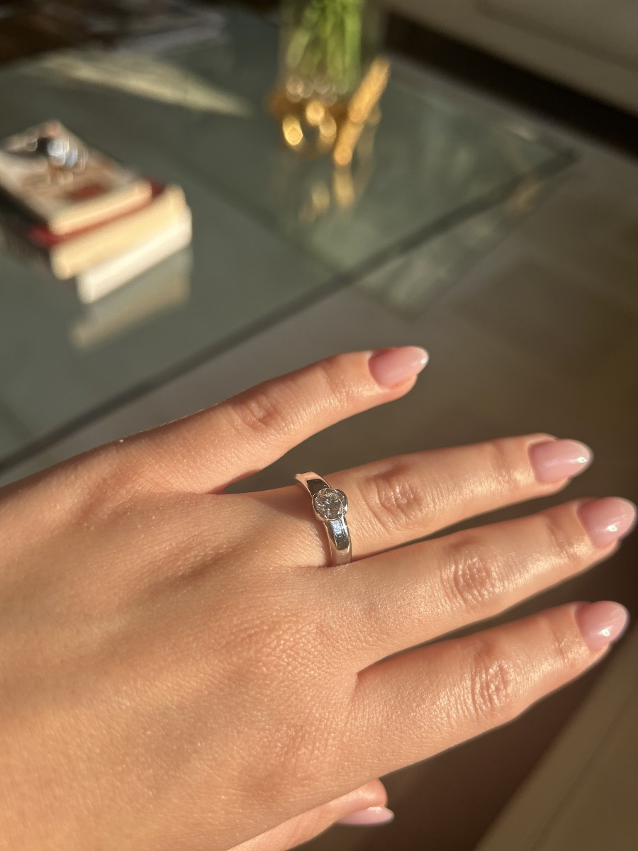 Ring - White Gold And Diamond-photo-4