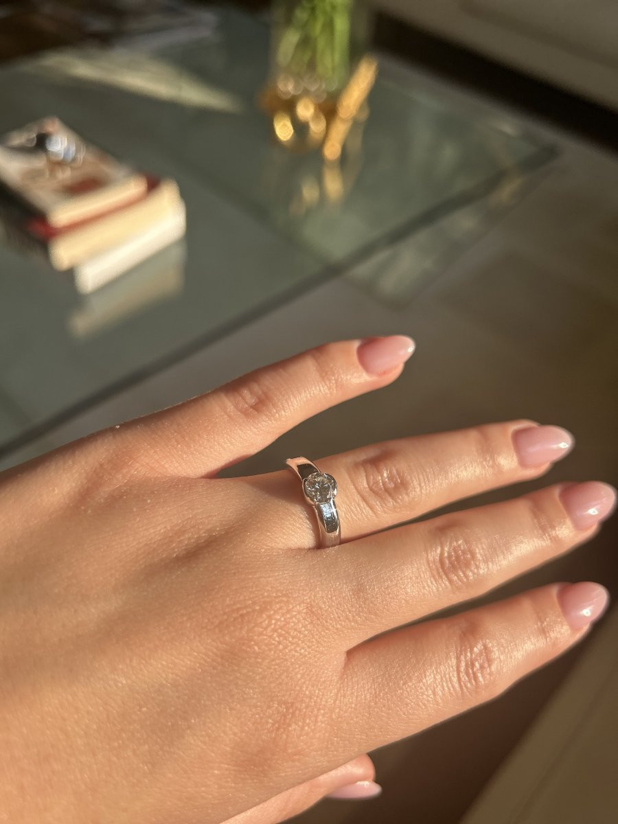 Ring - White Gold And Diamond-photo-2