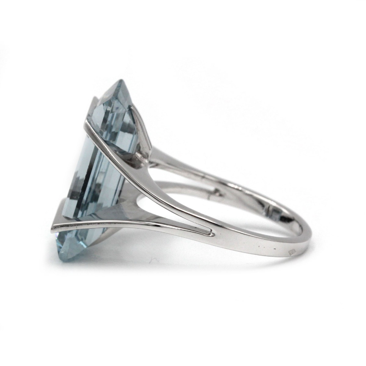 Bague - Or et Aigue-Marine-photo-3
