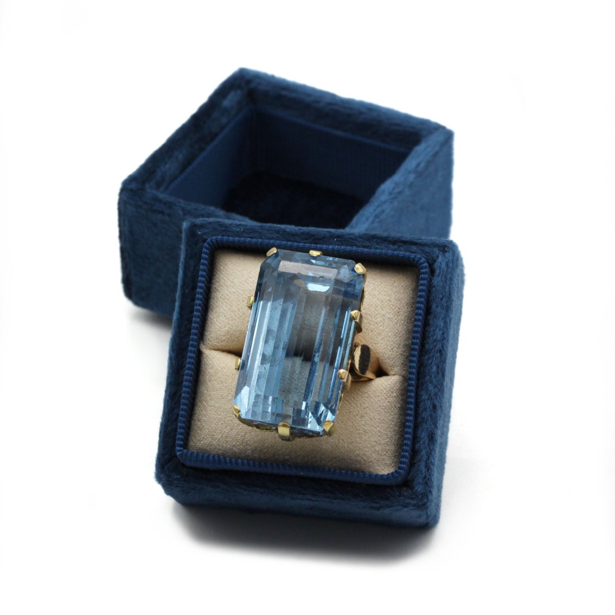 Bague - Or jaune et topaze-photo-4