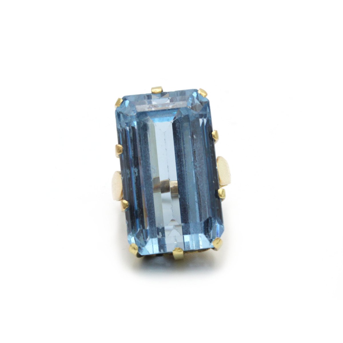 Bague - Or jaune et topaze-photo-2