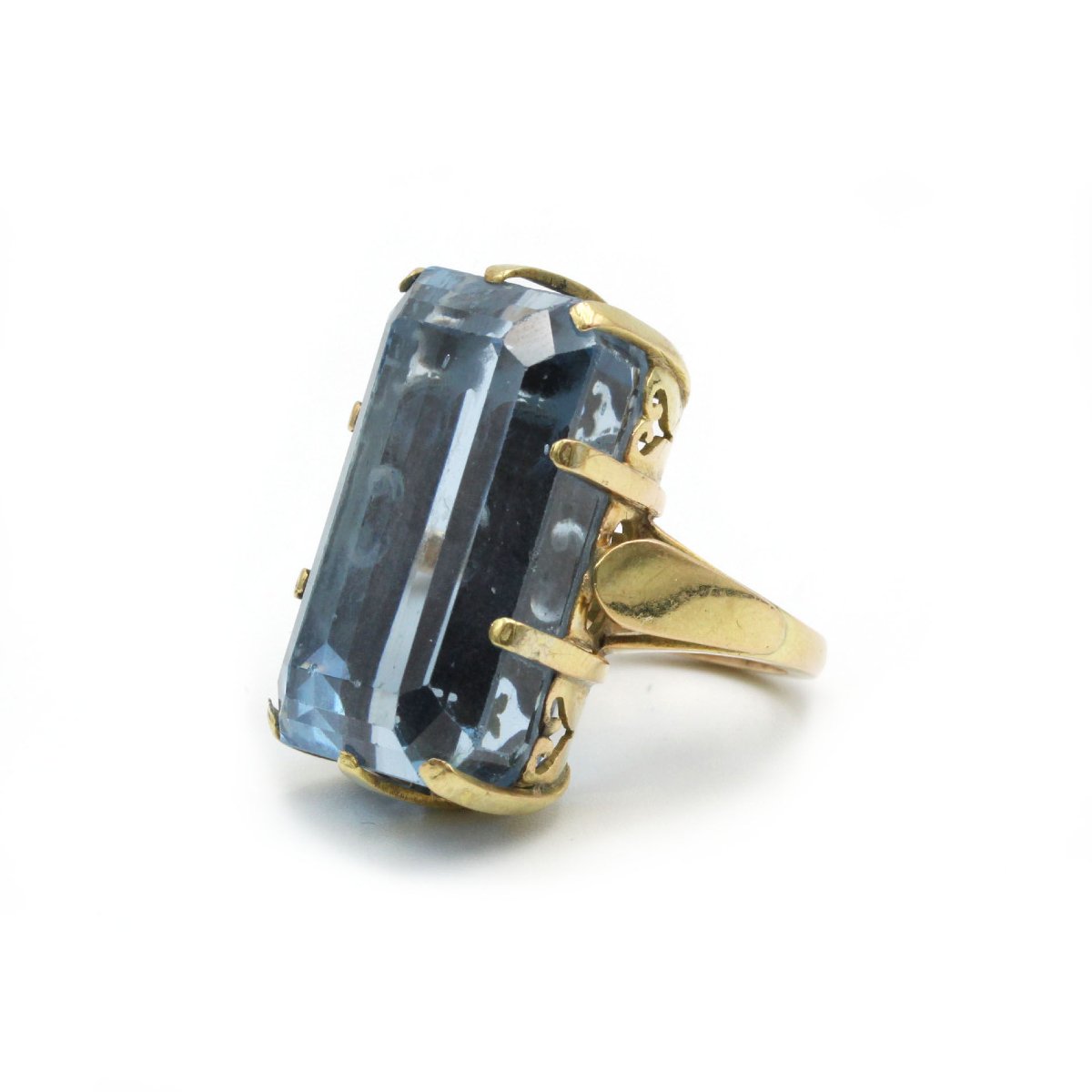 Bague - Or jaune et topaze-photo-3