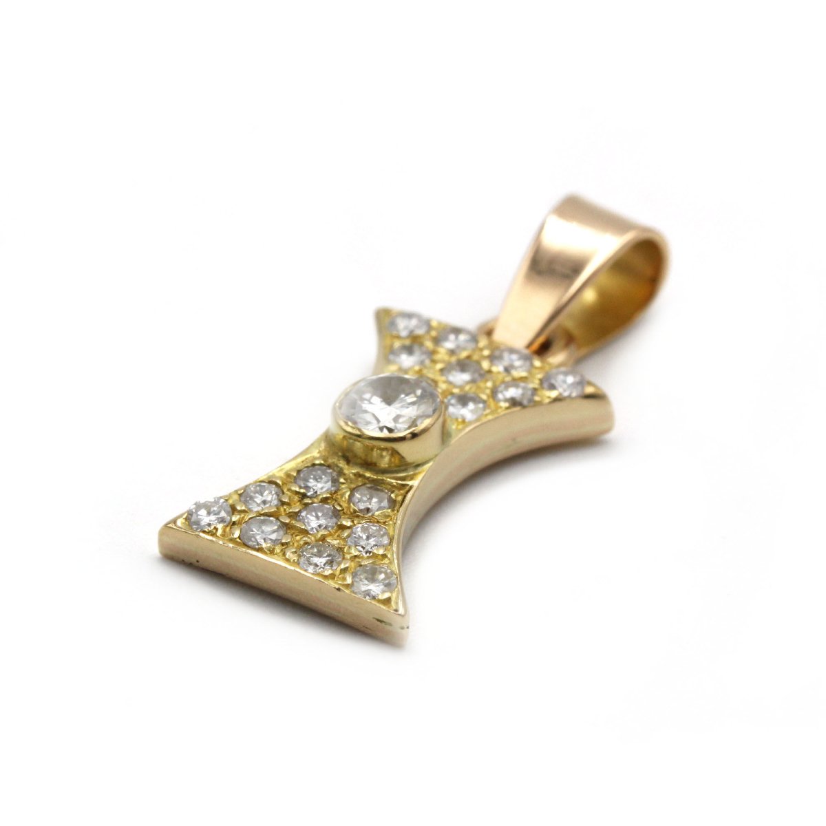 Pendant - Yellow Gold And Diamonds-photo-2