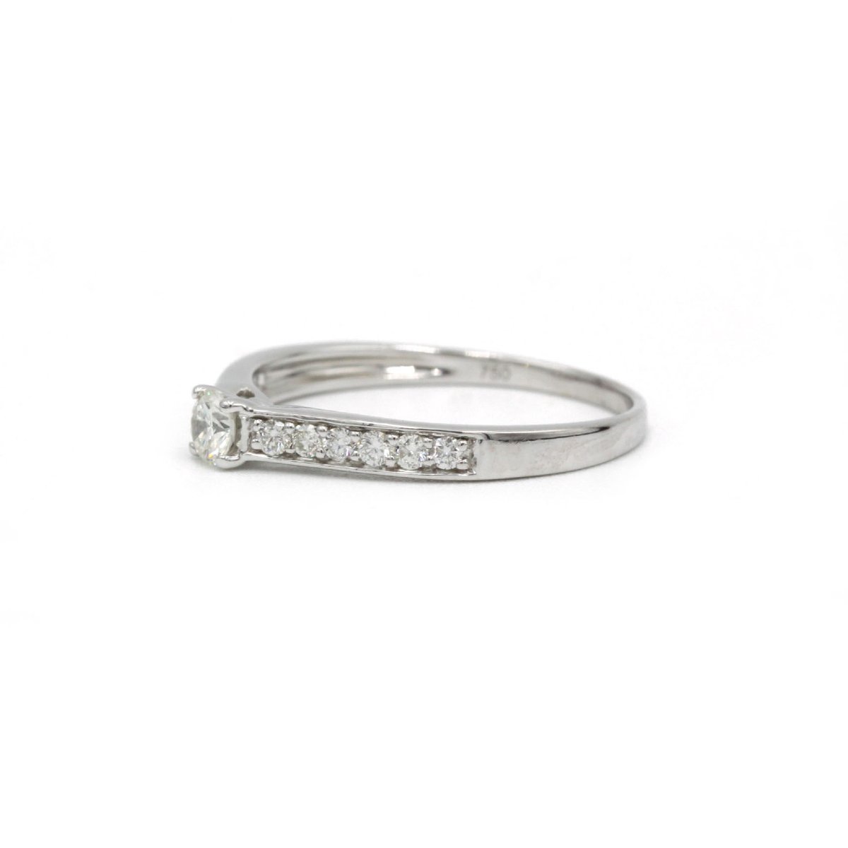 Bague - Or blanc et diamants-photo-3