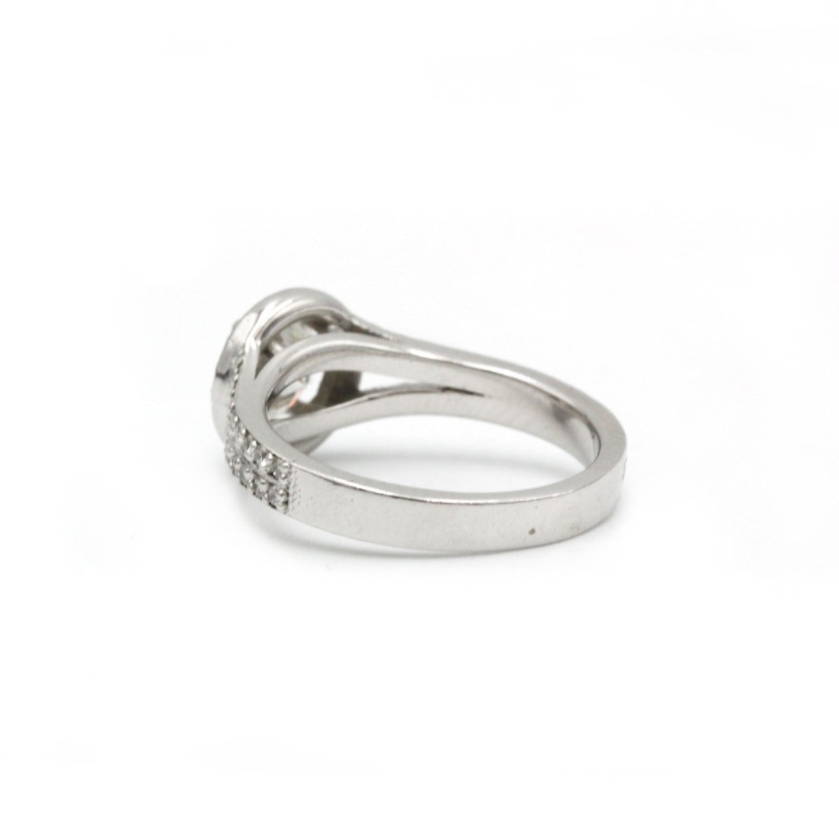 Engagement Ring - White Gold And 0.99 Carat Diamonds H Vs1-photo-3