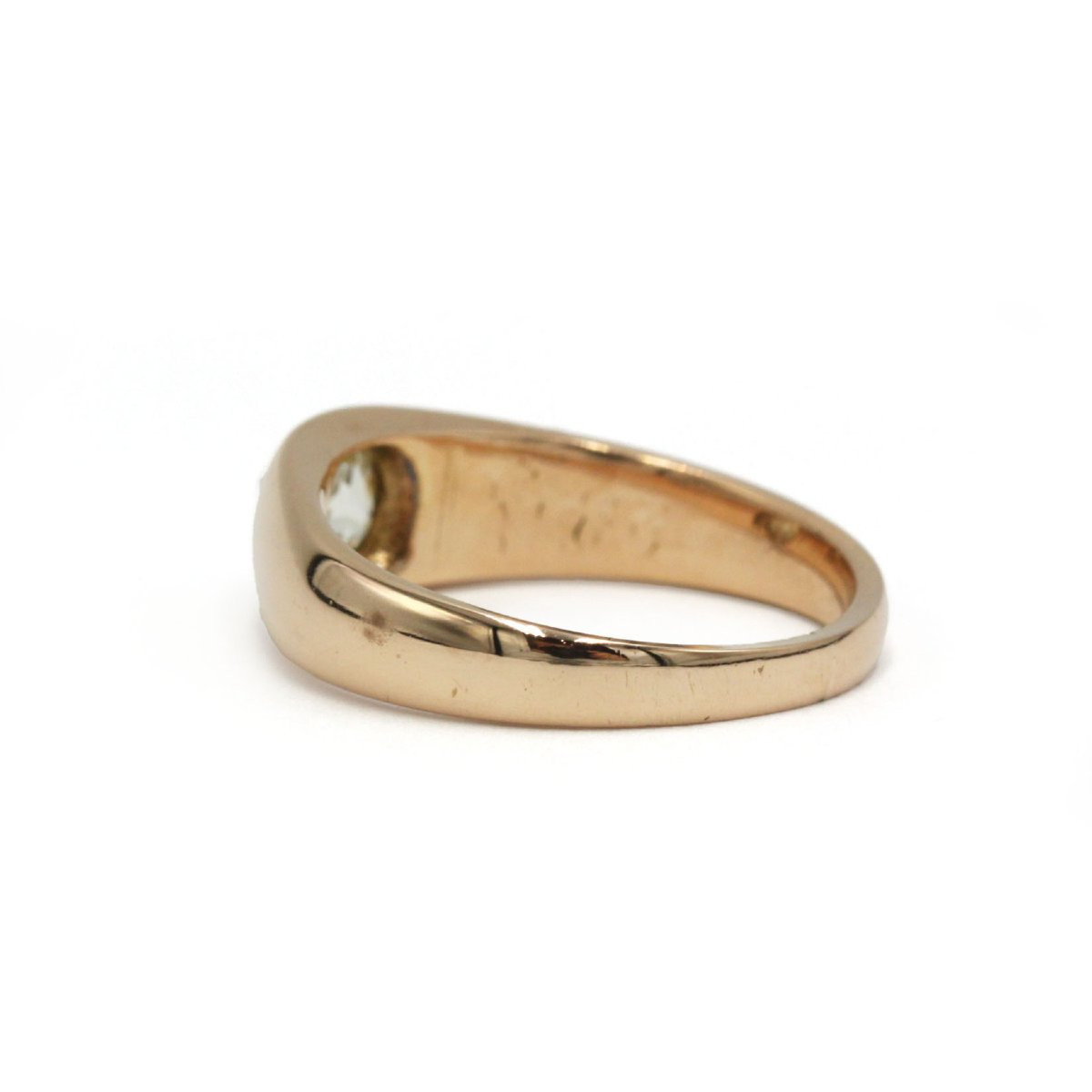 Ring In Yellow Gold 750 And Old-cut Diamond Approx. 0.80 Carats-photo-1