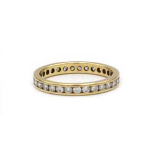 Full Tour Wedding Band - 18k Yellow Gold And Diamonds