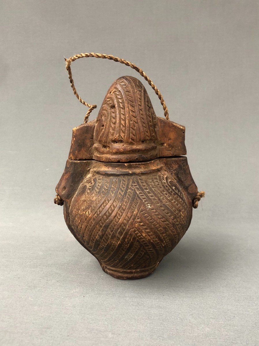 Wooden Container Or Gourd, Africa, Early 20th Century