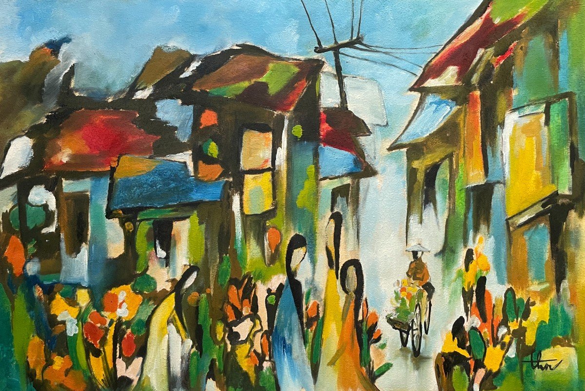 Peinture Vietnamienne, Signature à Identifier