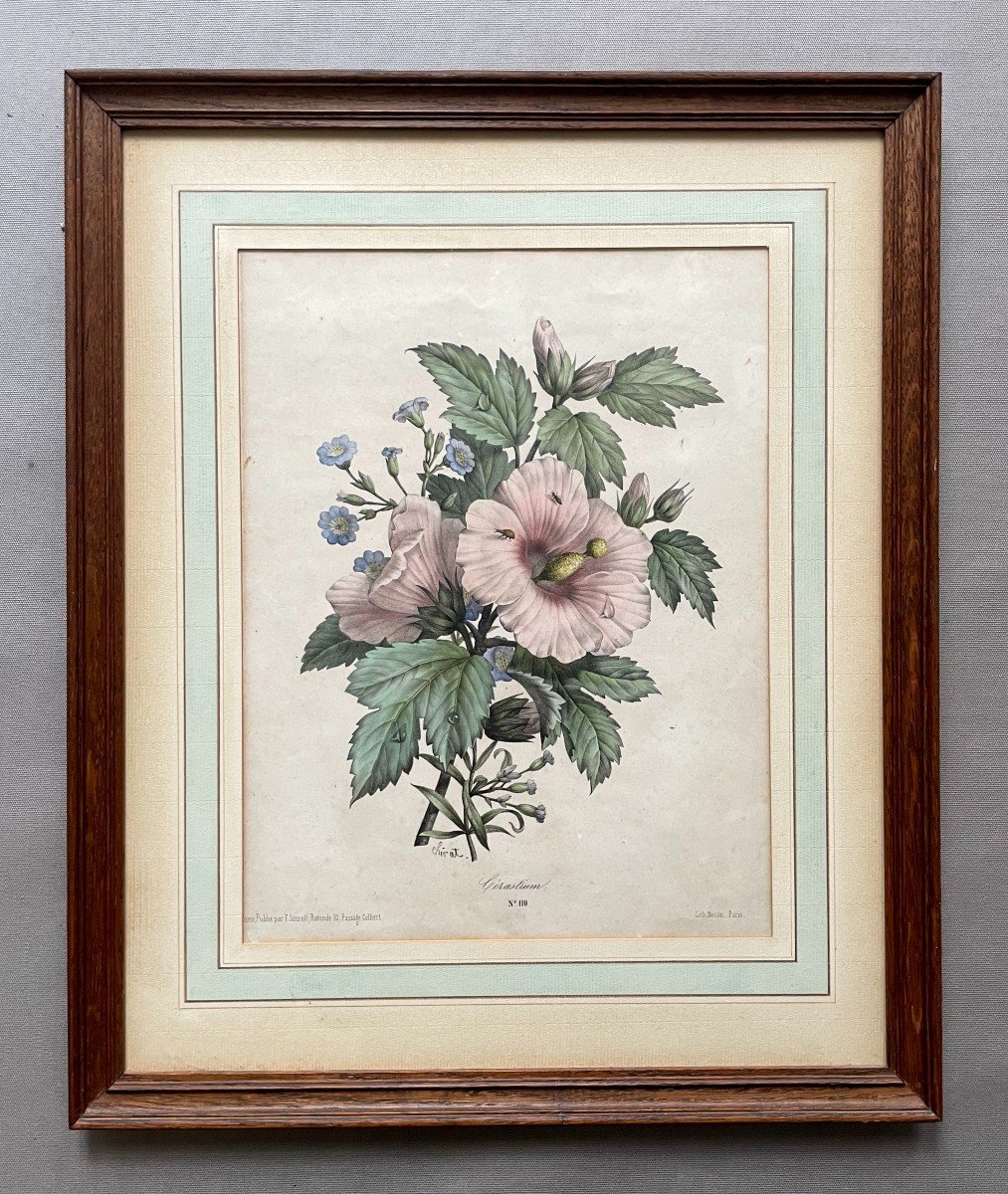 Two Botanical Engravings After Censier And Chirat-photo-2