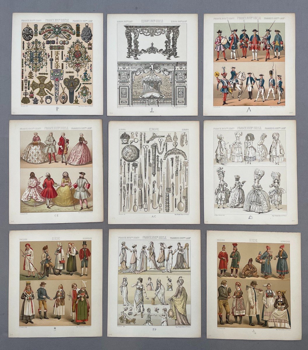 Le Costume Historique, 167 Planches, Lithographies XIXe-photo-7