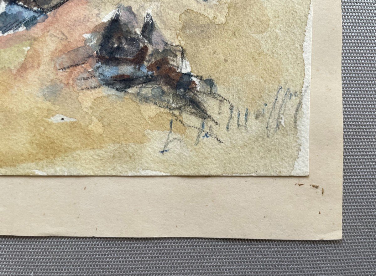 La Forêt d'Arcachon, Aquarelle-photo-3