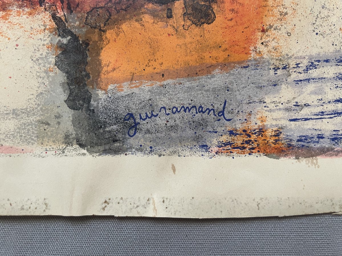 Paul Guiramand, Riders, Lithograph-photo-3