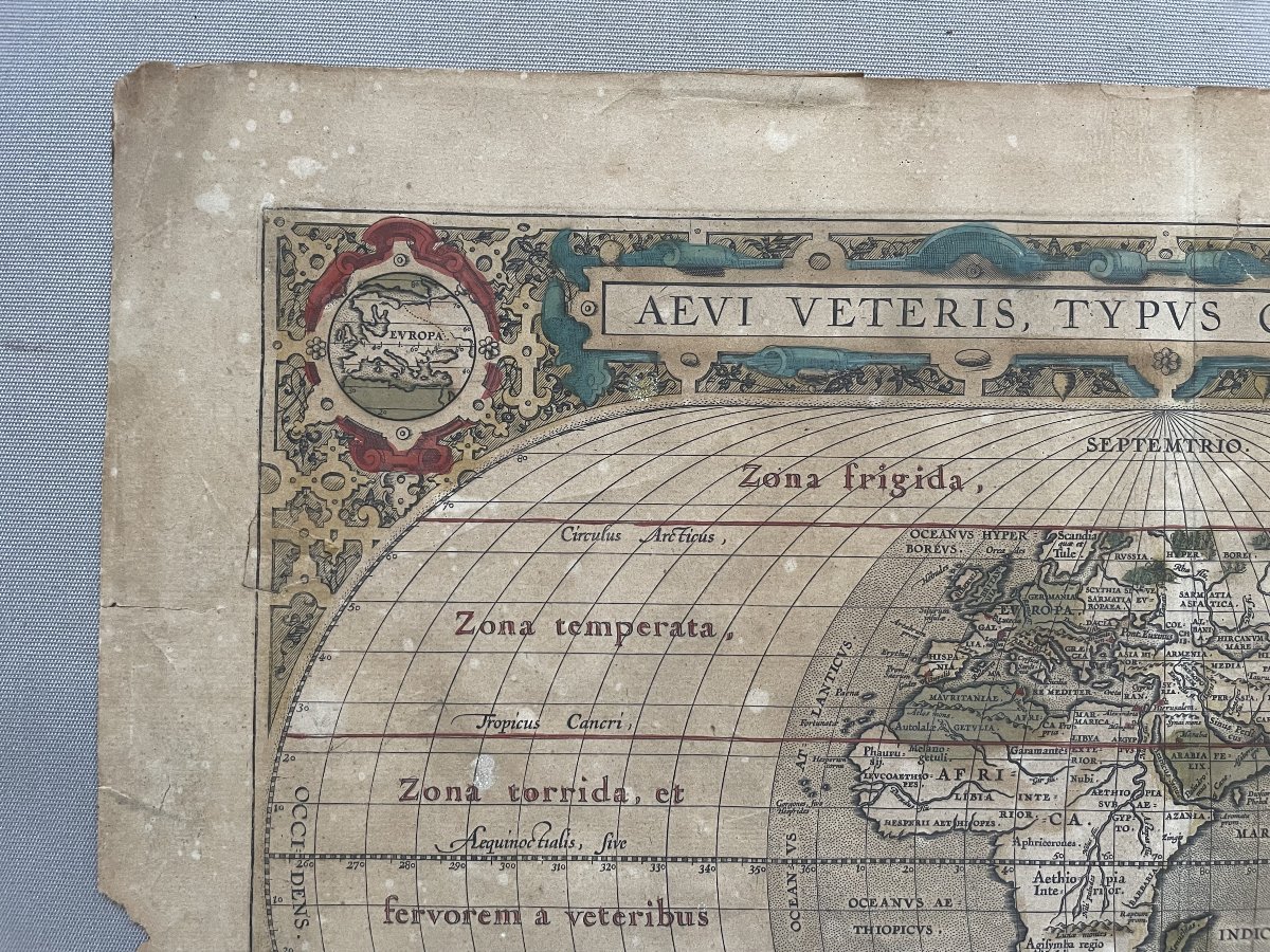 Aevi Veteris, Typus Geographicus, Map Of The World, 1590-photo-2