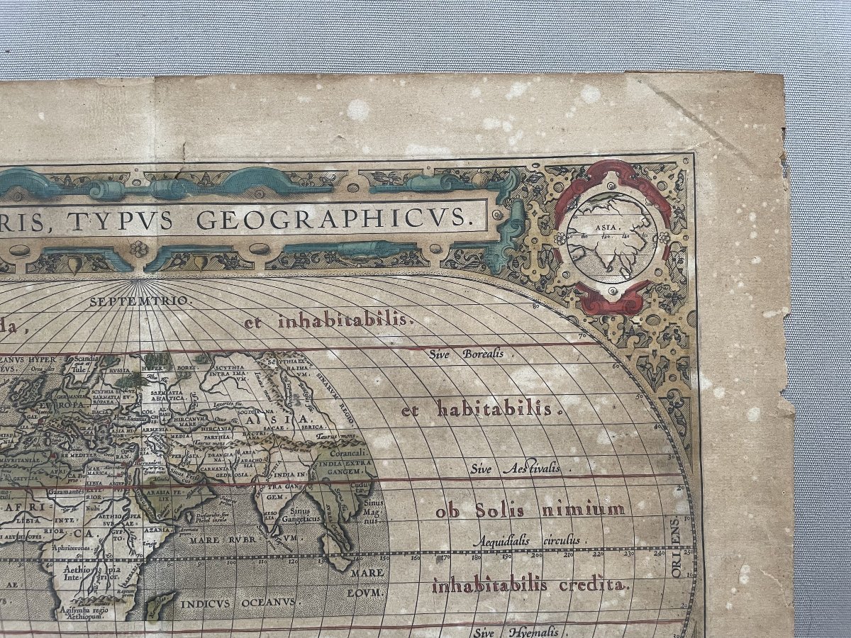 Aevi Veteris, Typus Geographicus, Map Of The World, 1590-photo-3