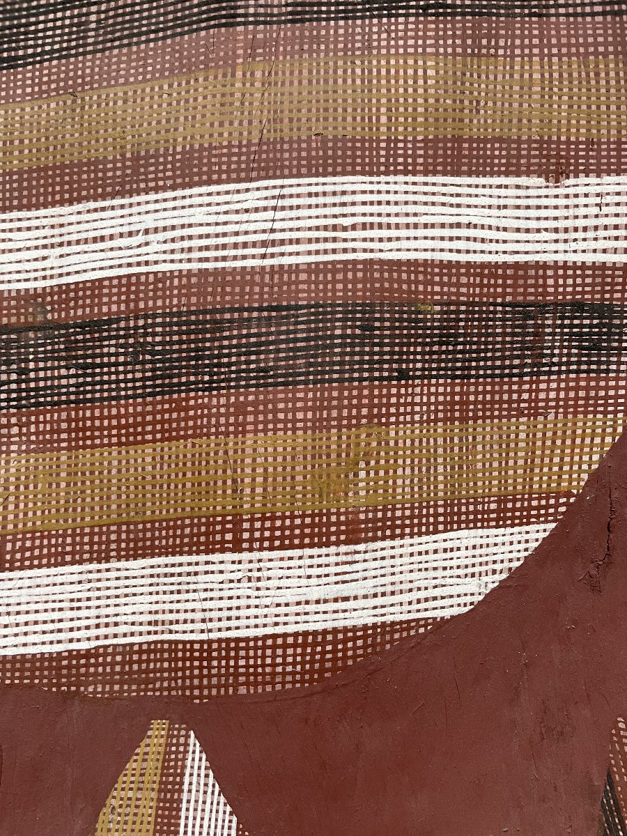 Annabell Marrngamarrnga, Large Aboriginal Painting-photo-2
