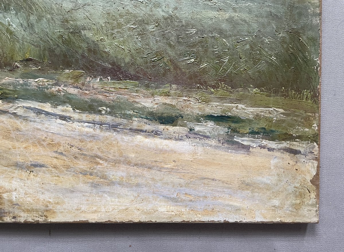 Paysage Industriel, Ecole Post Impressionniste-photo-4