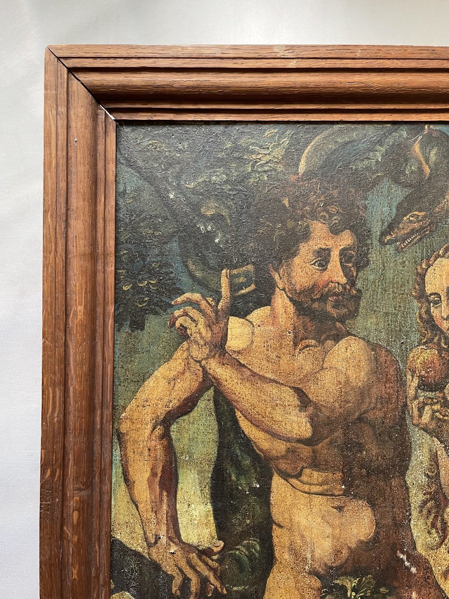 Adam And Eve, Large Format Painting-photo-2