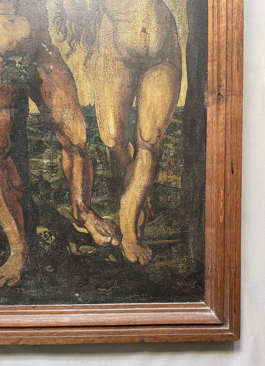 Adam And Eve, Large Format Painting-photo-4