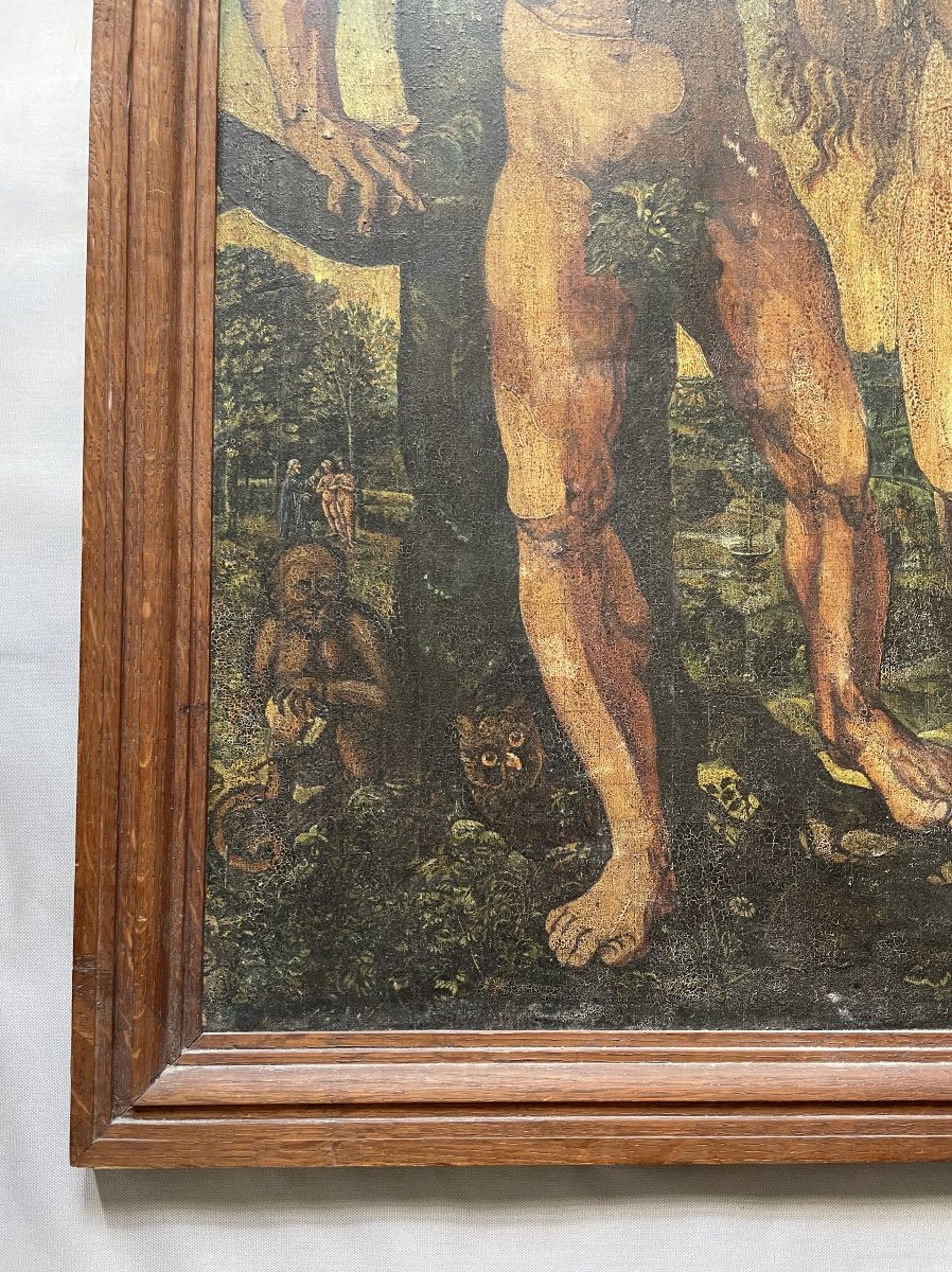 Adam And Eve, Large Format Painting-photo-1