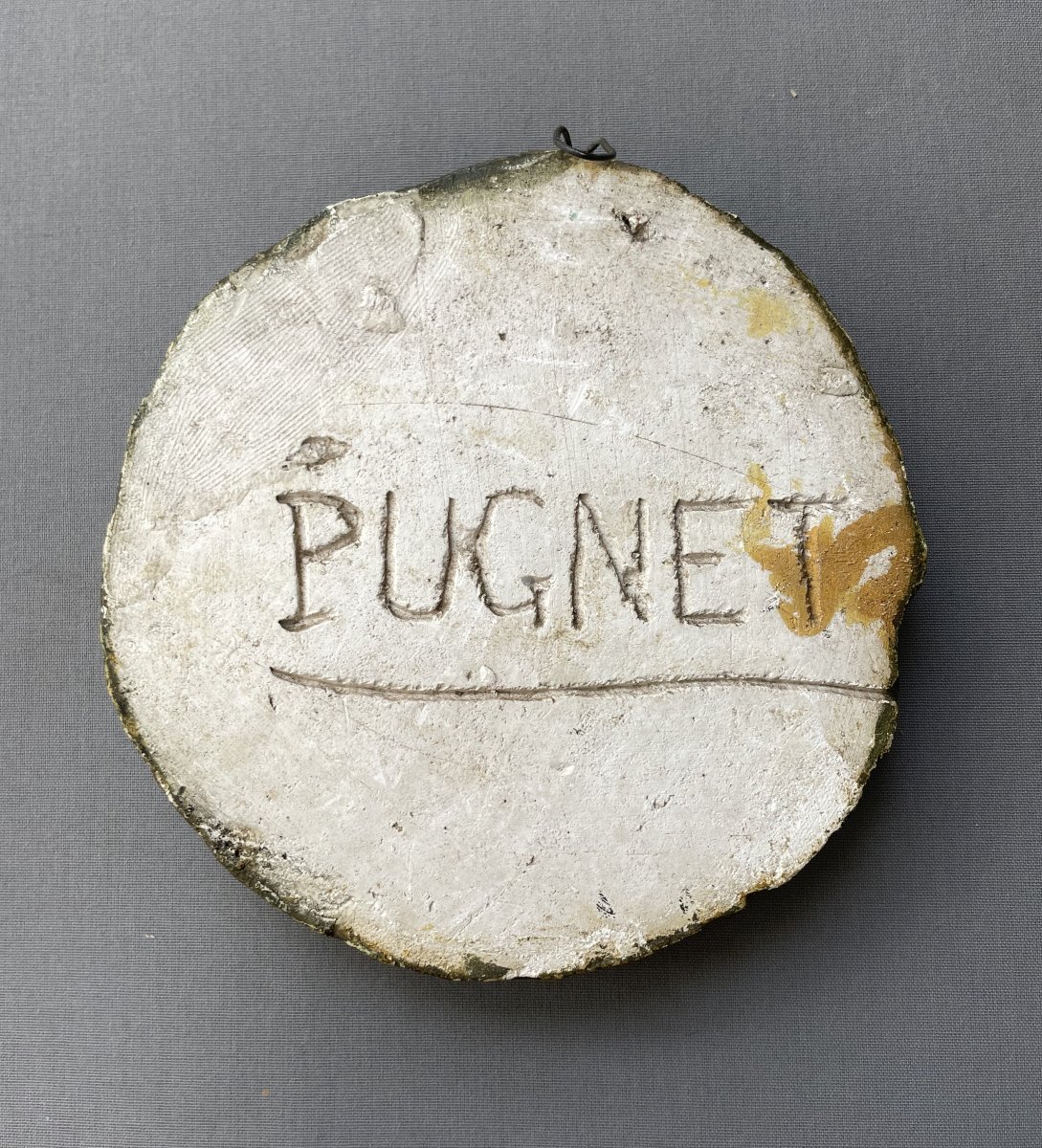 General Bonaparte, Patinated Plaster Medallion After David d'Angers-photo-3