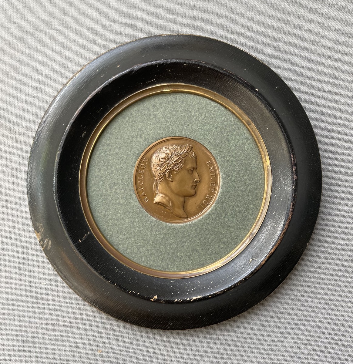 Napoléon, Emp. Et Roi, Médaille En Bronze, Andrieu