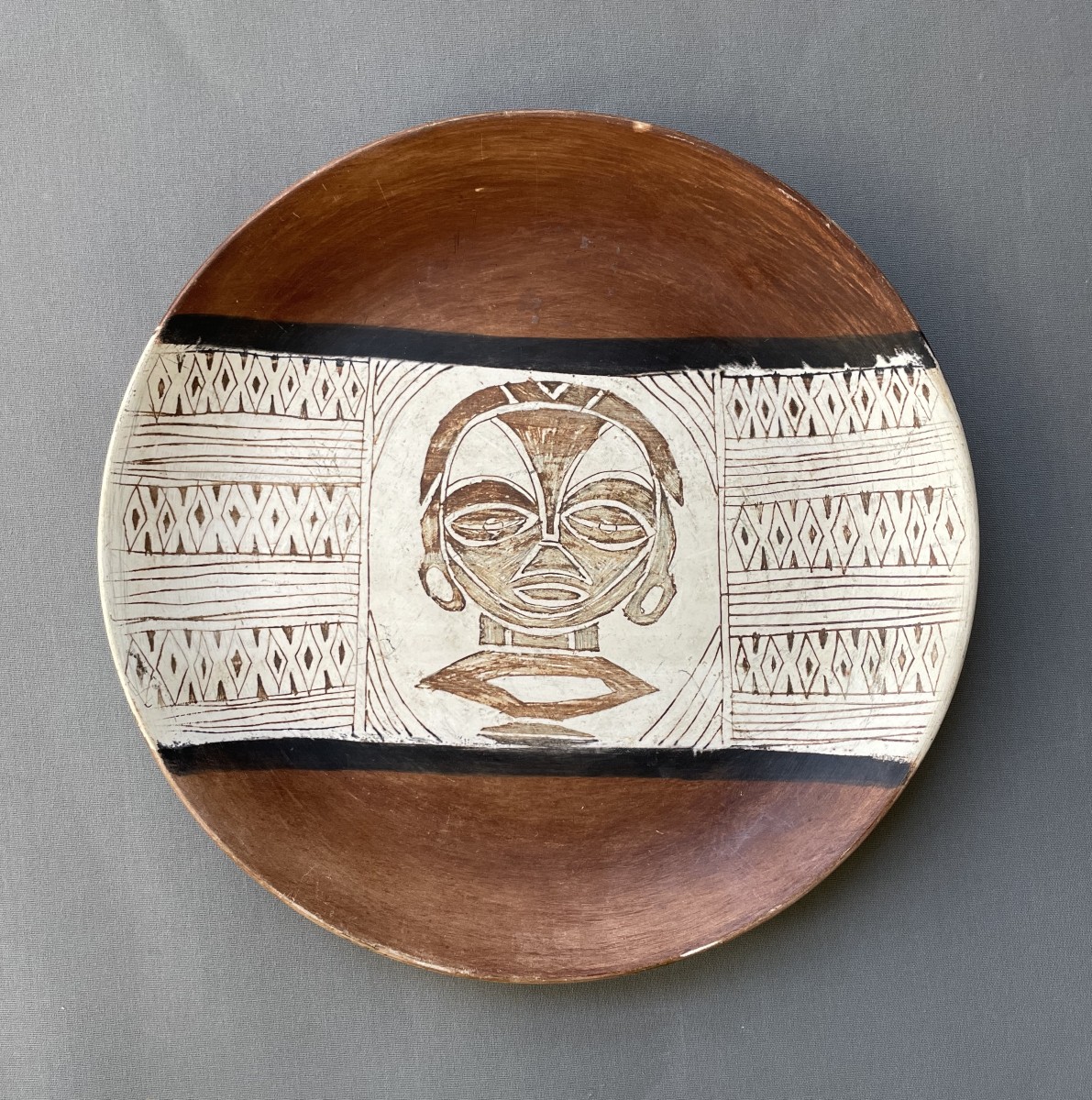 Assiette à Décor Ethnique