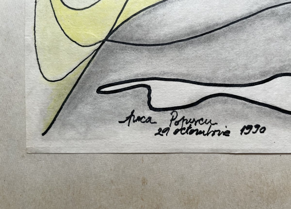 Romanian Surrealist School? Signature To Be Identified-photo-3