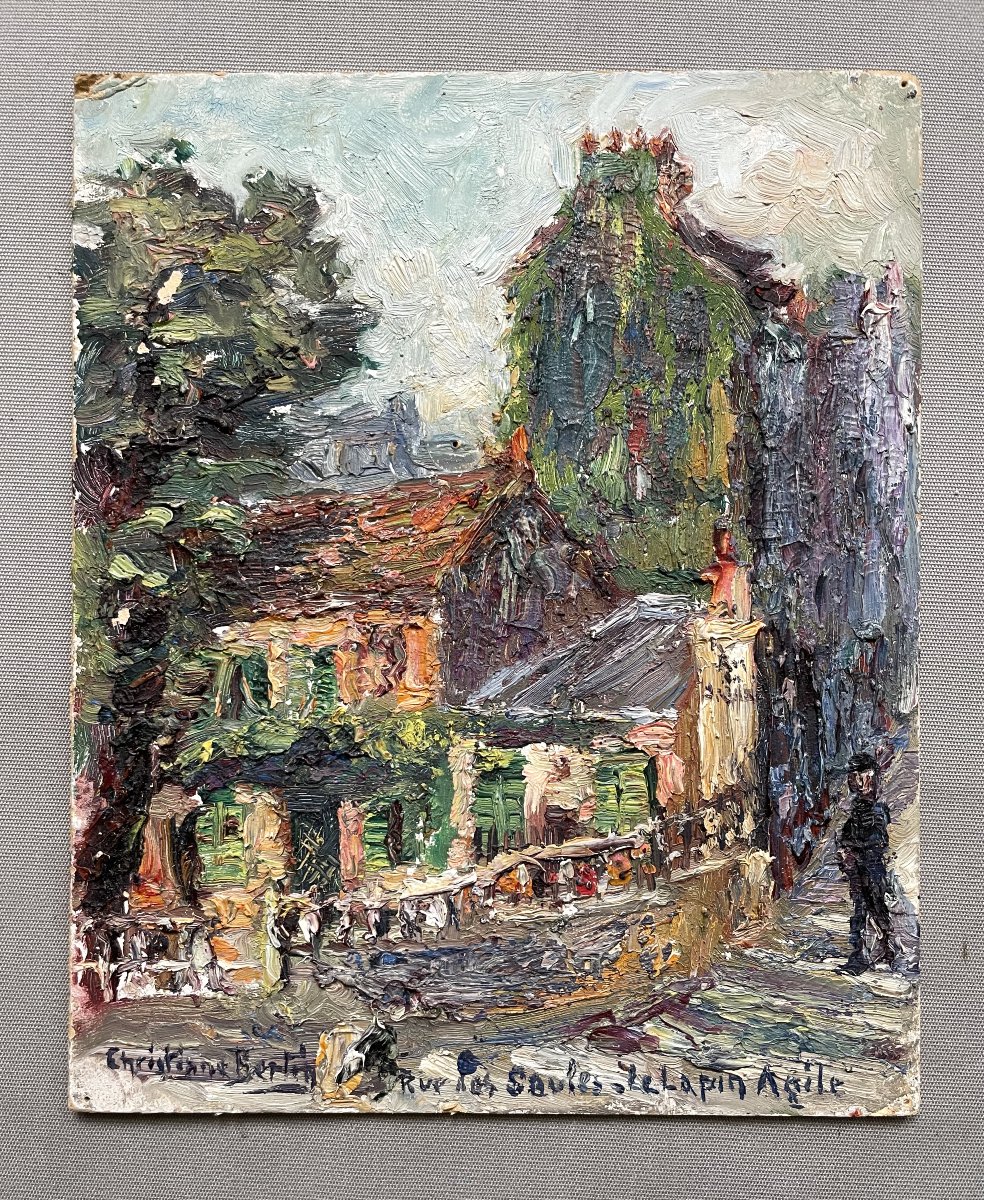 Rue Des Saules And Le Lapin Agile, Montmartre, 1959-photo-2