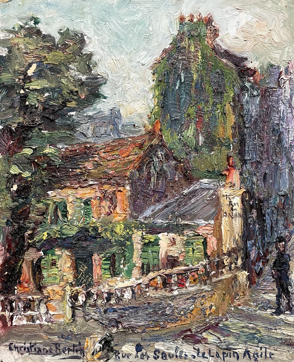 Rue Des Saules And Le Lapin Agile, Montmartre, 1959