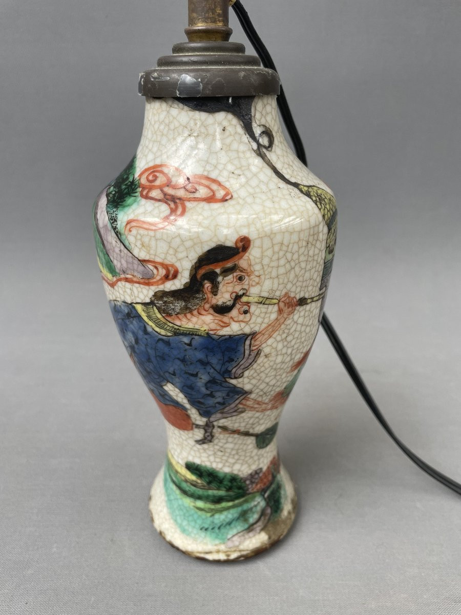 Vase en faïence, Chine, Nankin, XIXe-photo-1
