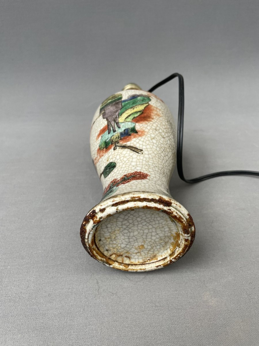 Vase en faïence, Chine, Nankin, XIXe-photo-3