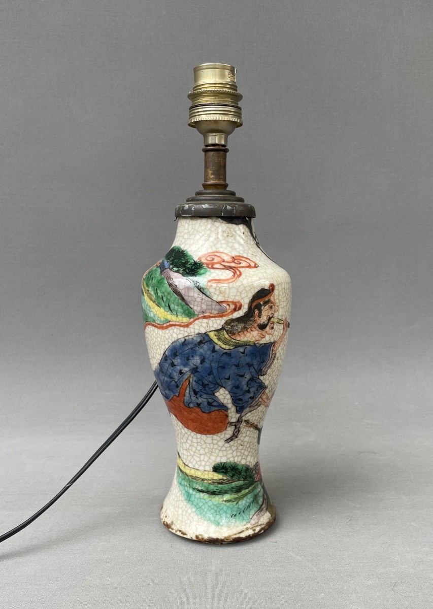 Vase en faïence, Chine, Nankin, XIXe