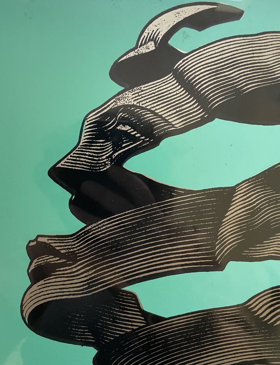 Rind, Screenprint After Mc Escher-photo-3