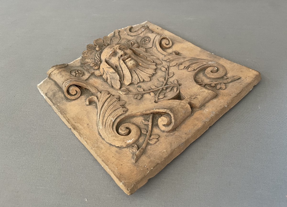 Fragment Of Terracotta Tile-photo-2