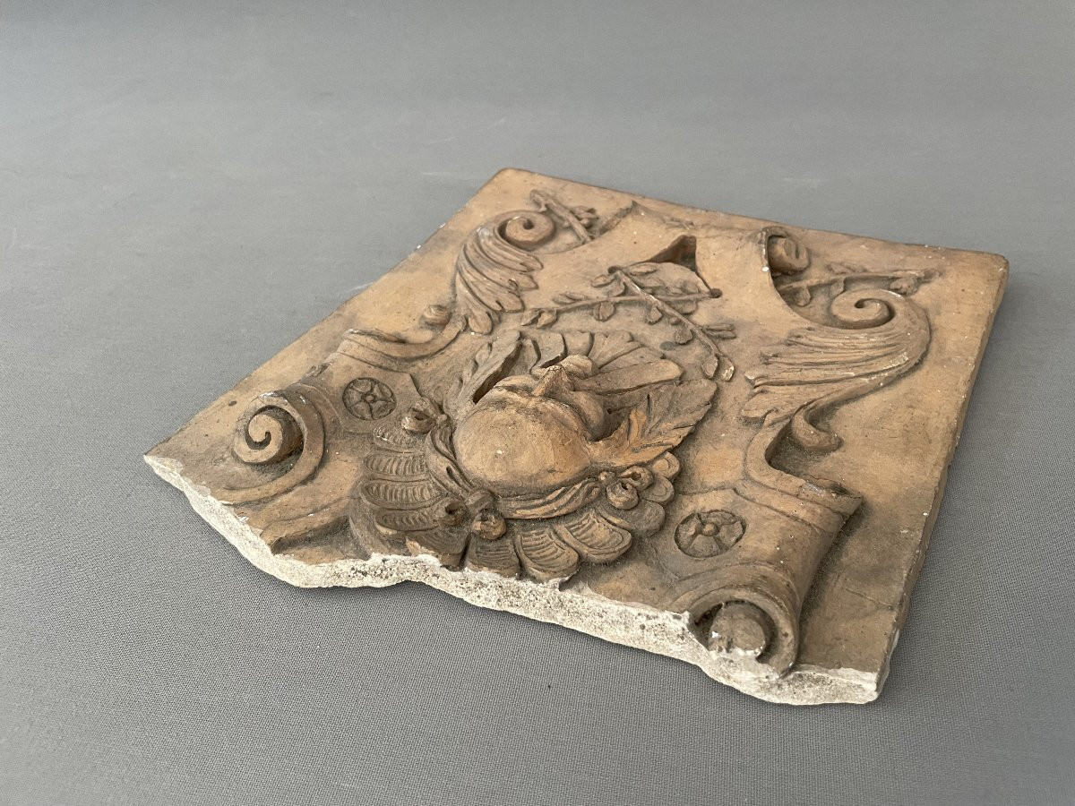 Fragment Of Terracotta Tile-photo-3