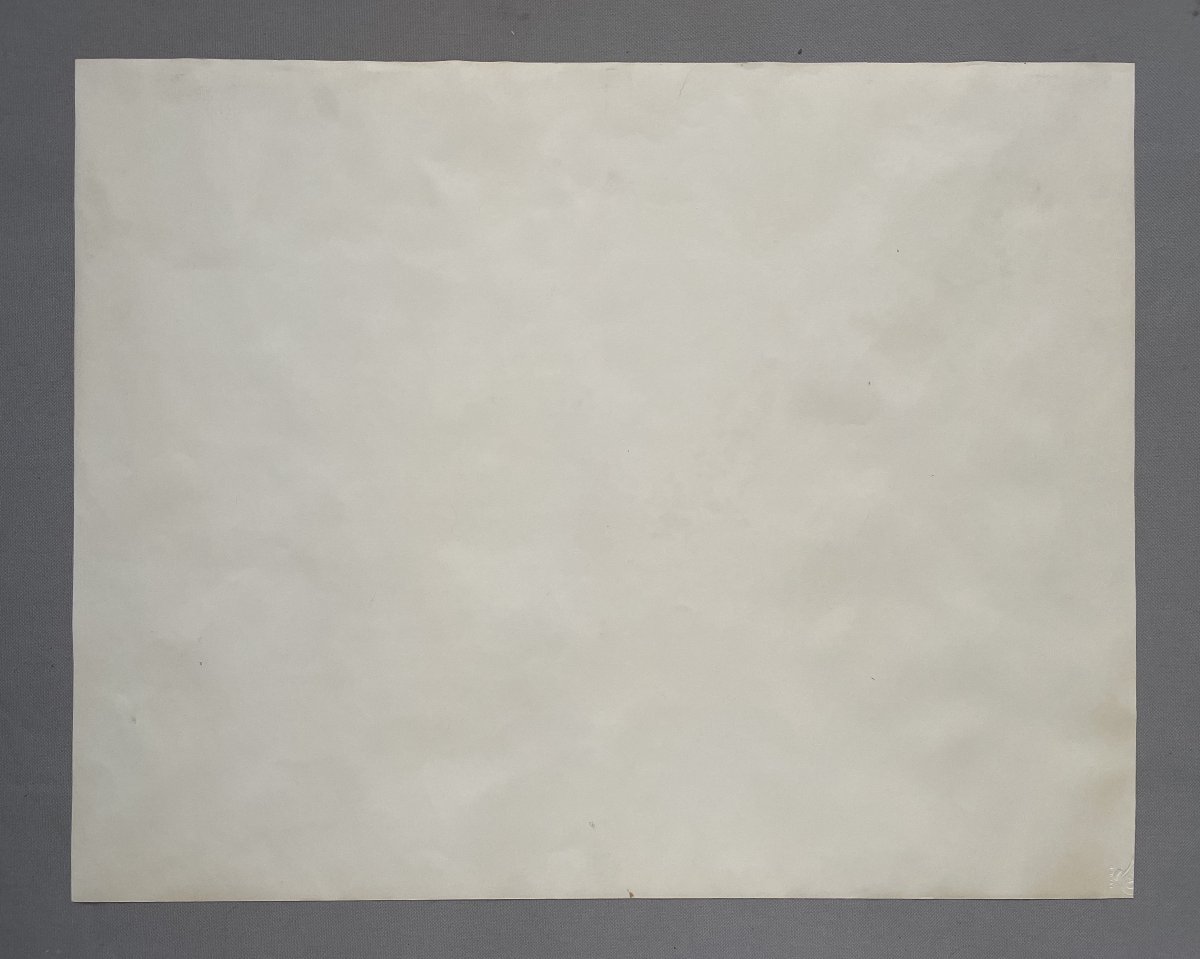 Osmin Ricau, éleveuse et ses chèvres en bord de rivière, dessin aquarellé, artiste basque-photo-4