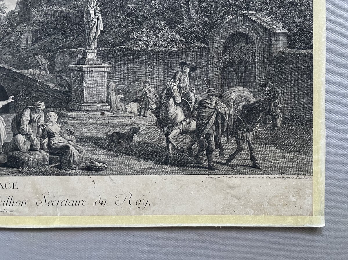 The Pilgrimage, Engraving After Vernet-photo-3