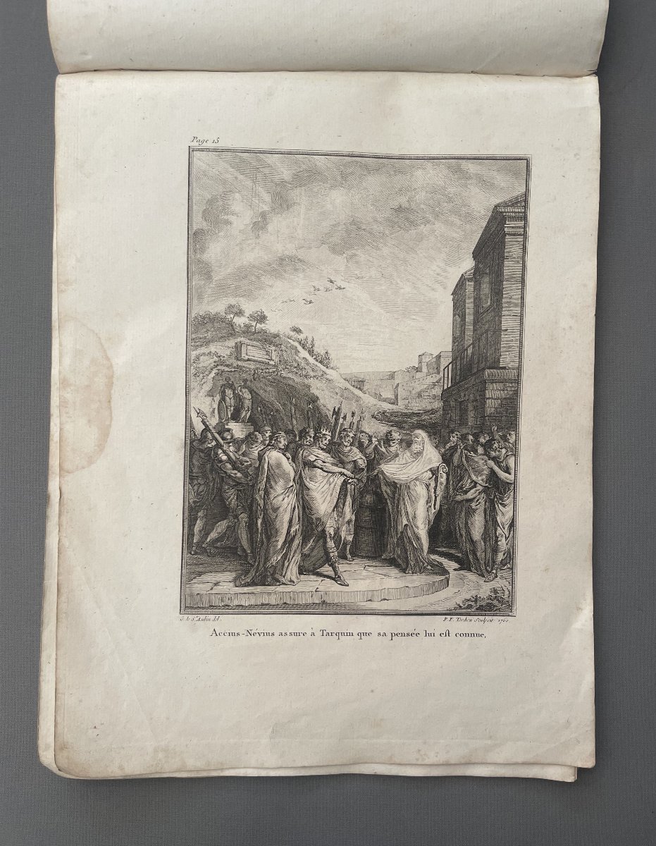 Histoire romaine, recueil de 17 gravures -photo-2