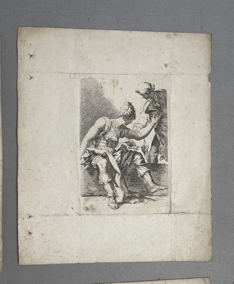 Suite de 14 gravures d'après Salvator Rosa-photo-4