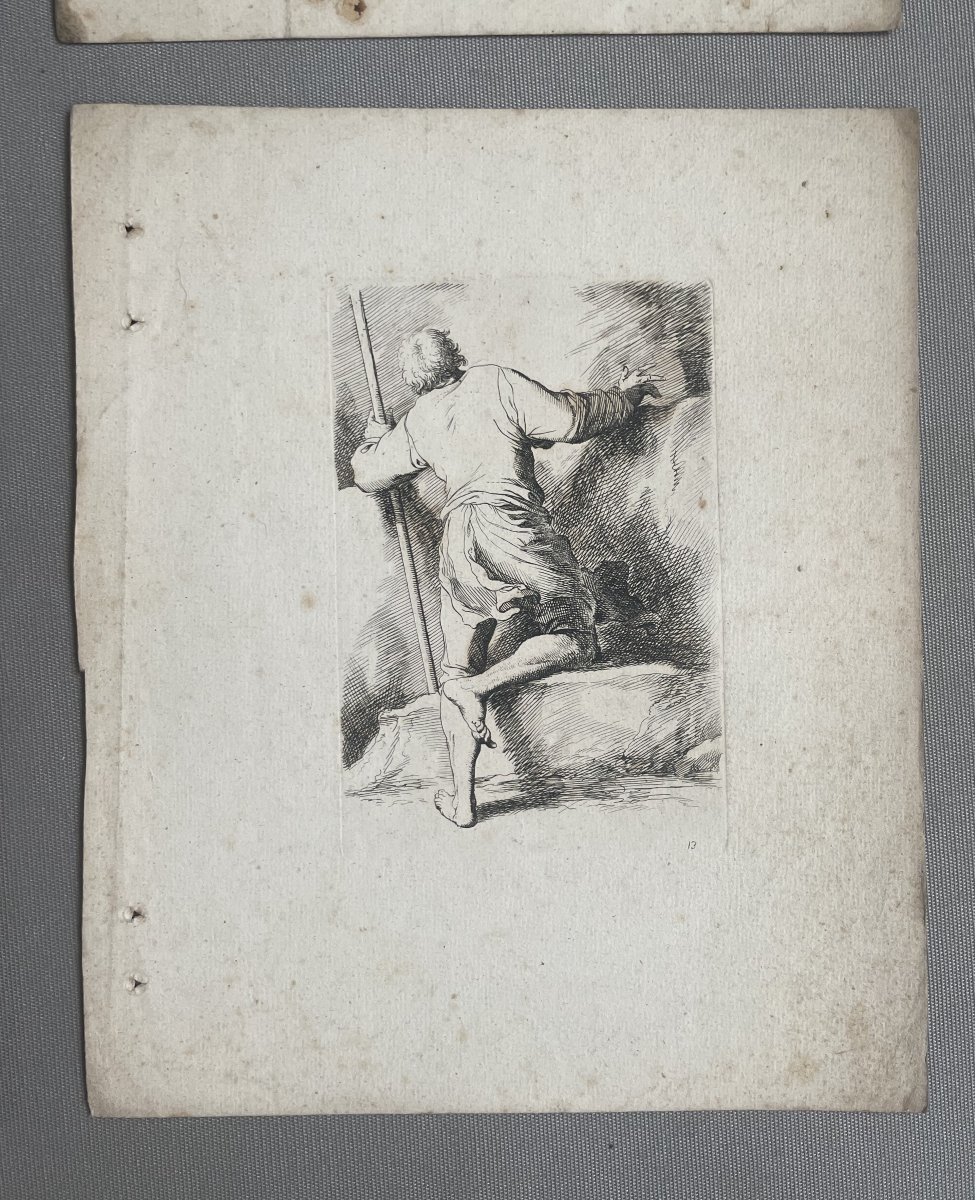 Suite de 14 gravures d'après Salvator Rosa-photo-2