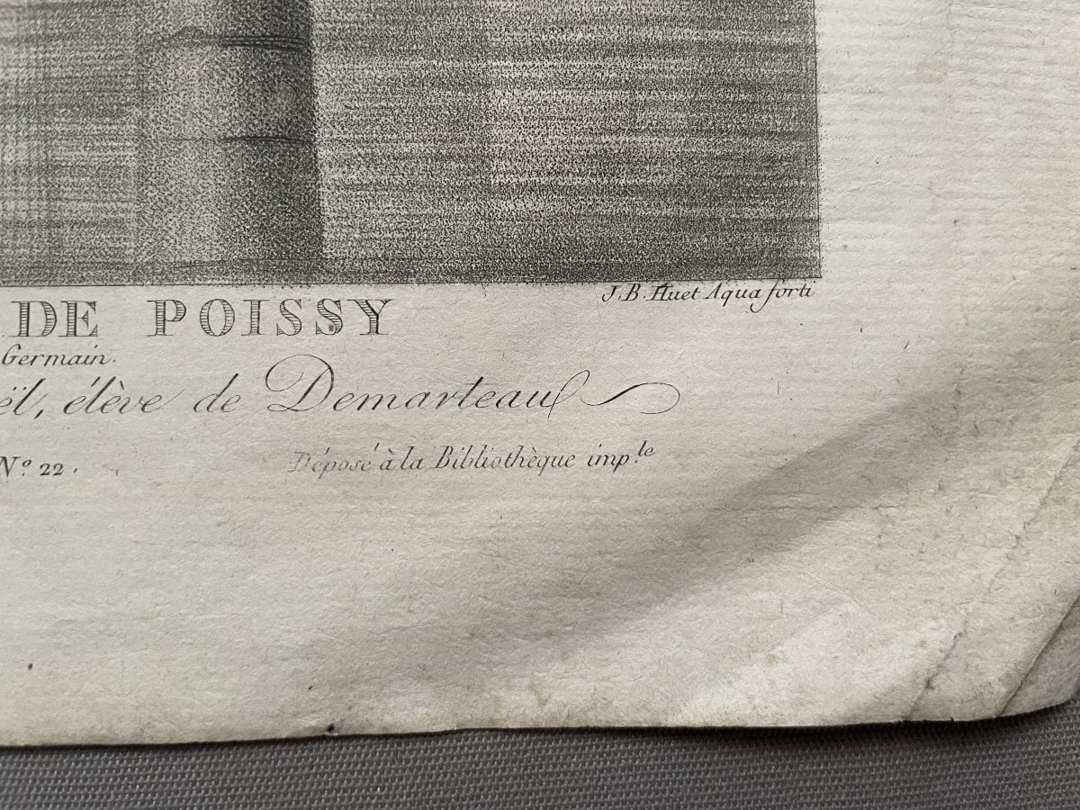 Innondation dans la Chapelle Souterraine de Poissy, JB Huet, Eau forte-photo-3