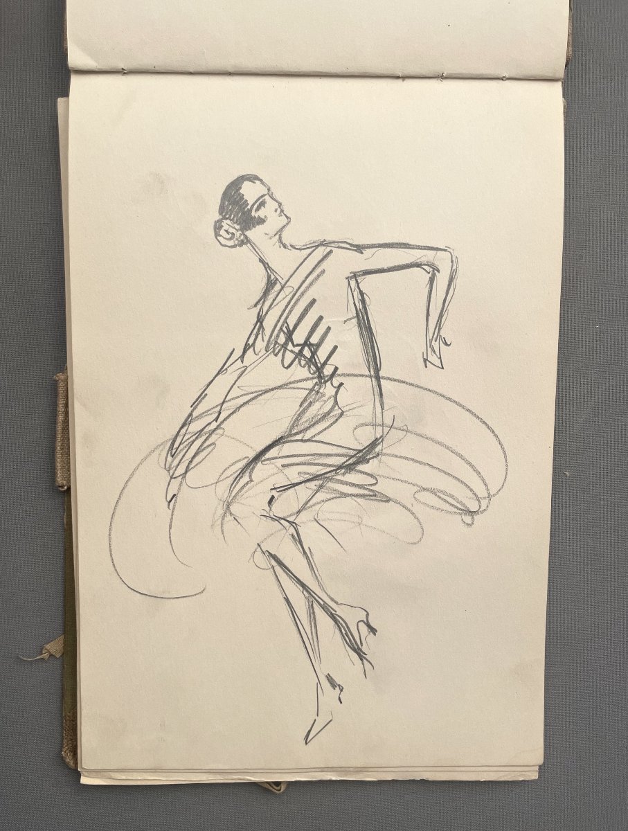 Carnet de croquis daté 1924-photo-1